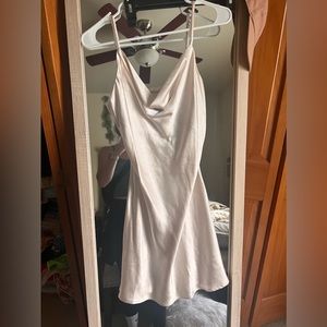 12th Tribe Cream silk dress. Worn once for my rehearsal dinner!